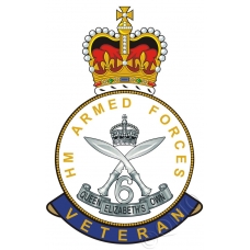 6th Queen Elizabeth's Own Gurkha Rifles HM Armed Forces Veterans Sticker